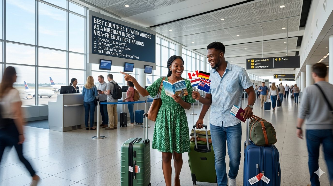 Best Countries to Work Abroad as a Nigerian in 2026: Visa-Friendly Destinations
